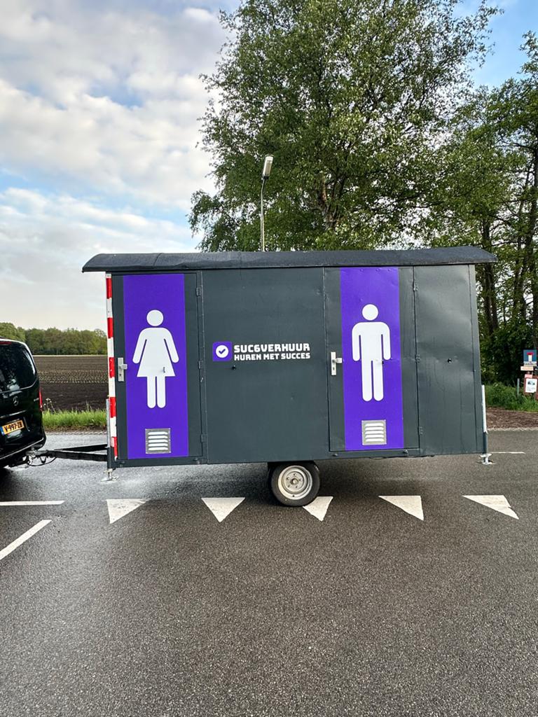 Mobiele toiletwagen te koop, Ophalen