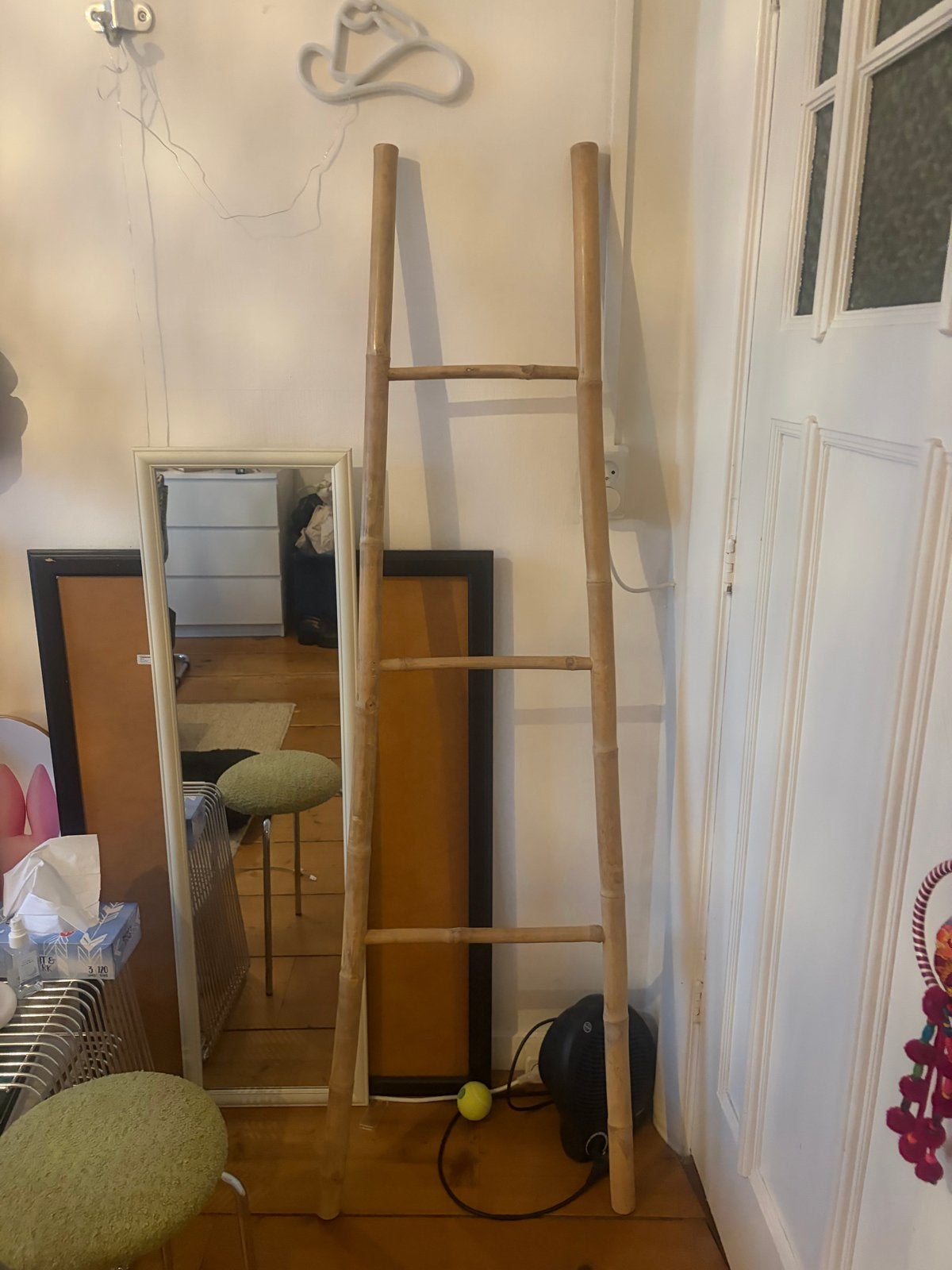Decoratieve bamboe ladder - stijlvol en veelzijdig, Doe-het-zelf en Verbouw, Ophalen, Gebruikt, Ladder, 2 tot 4 meter