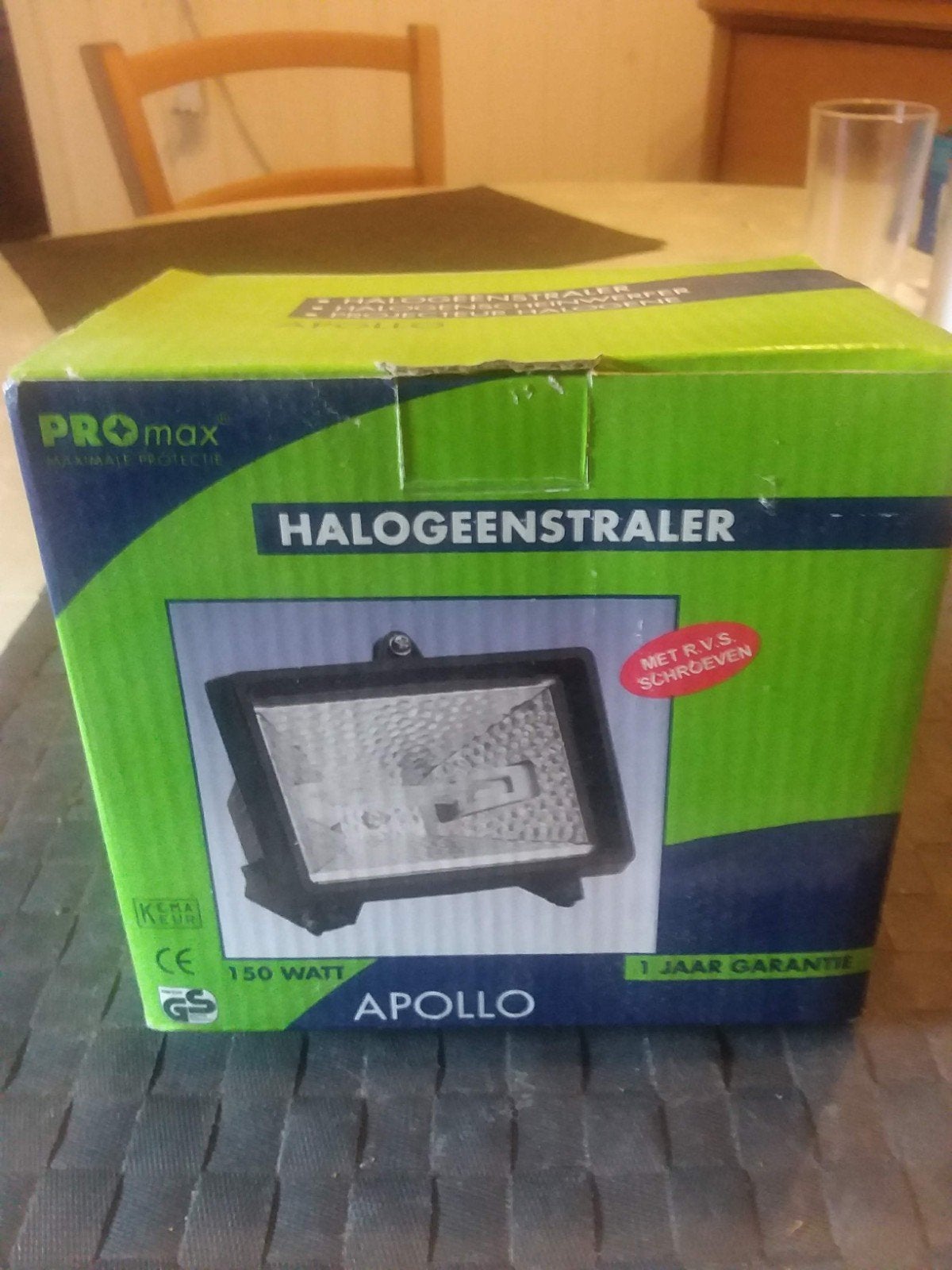 Apollo halogeen buitenlamp, Ophalen of Verzenden, Nieuw
