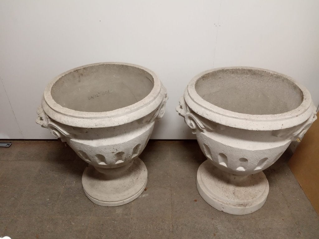Betonnen bloembakken, Ophalen, Gebruikt, Minder dan 60 cm, Rond
