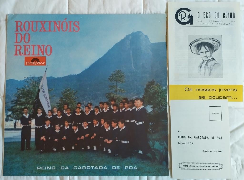 LP Rouxinóis Do Reino - Reino Da Garotada De Poa Brazil, Cd's en Dvd's, Gebruikt, Originele persing, Ophalen of Verzenden, 1970 - 1979