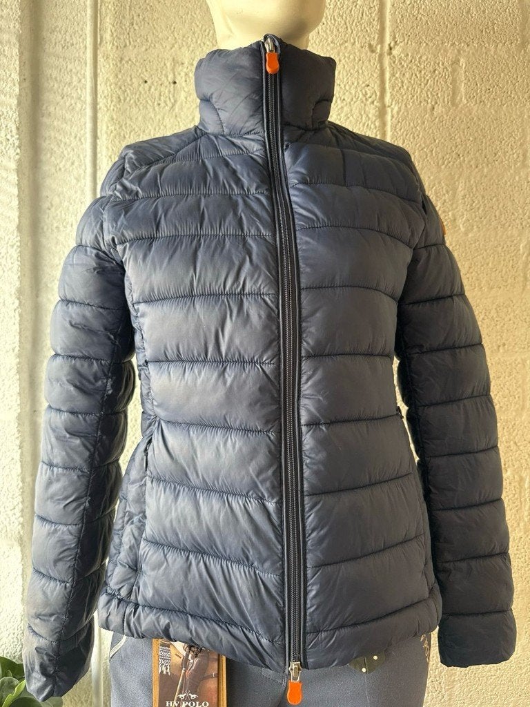 Save the duck gewatteerd jasje blauw 36, Blauw, Gebruikt, Dressuur, Ophalen of Verzenden