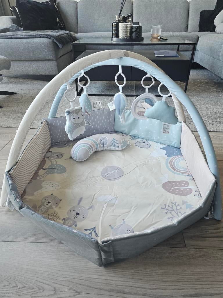 MoMi Speelmat/Speelkleed Baby Pastel met Speelbogen, Ophalen, Gebruikt