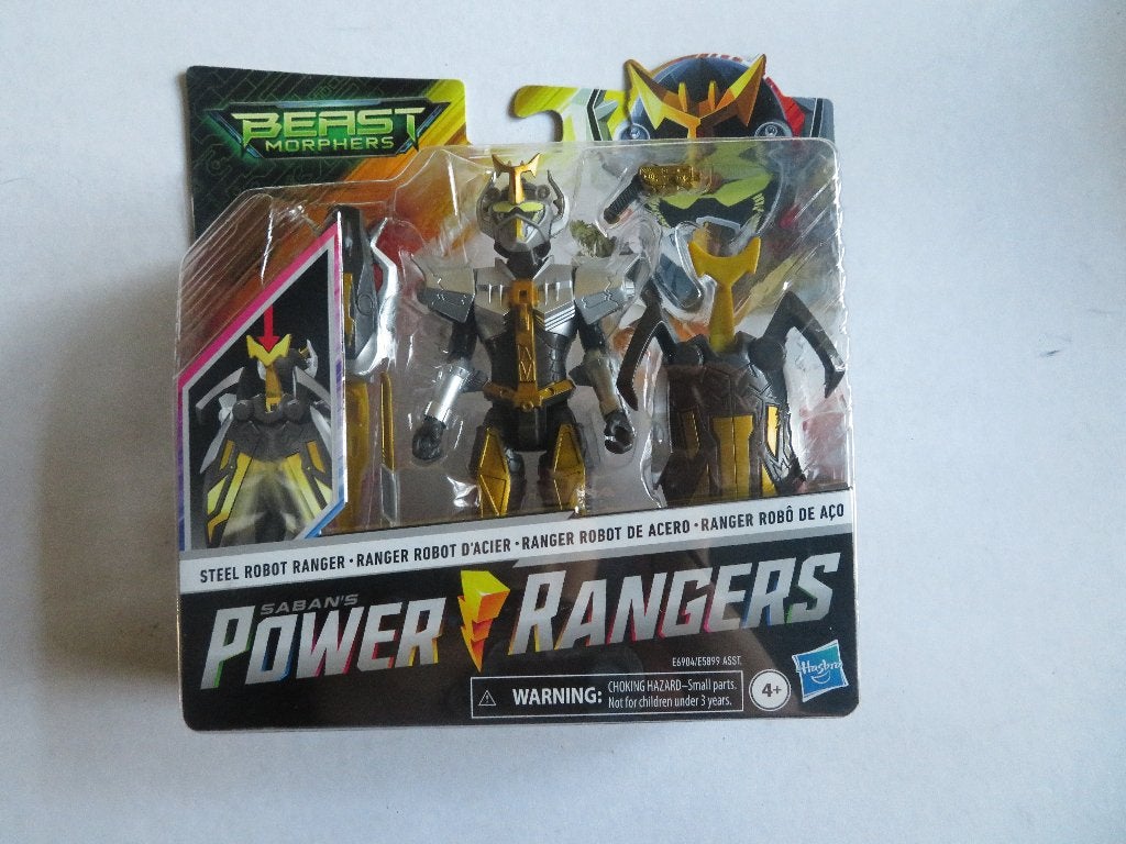POWER RANGERS - BEAST MORPHERS - STEEL ROBOT RANGER, Ophalen of Verzenden, Nieuw