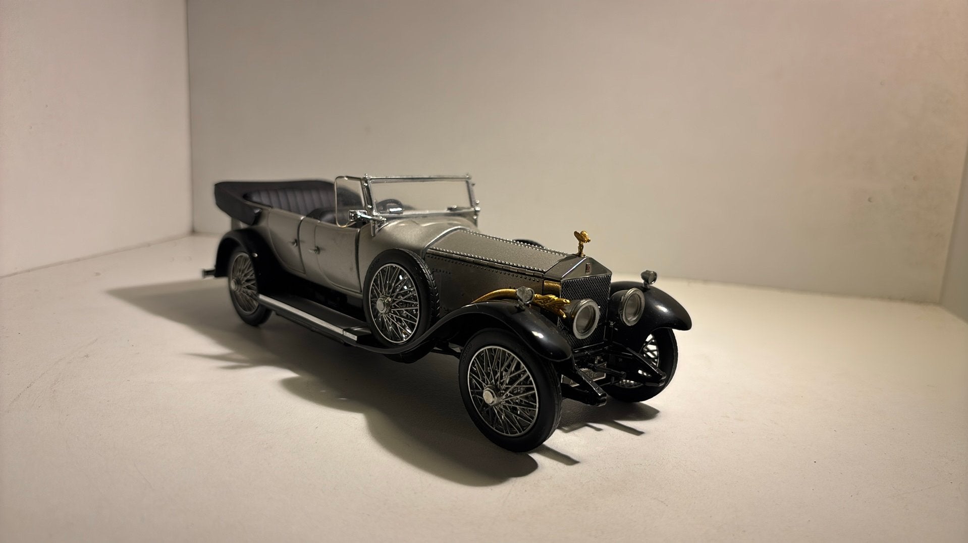 Rolls Royce silver ghost 1925 franklin mint 1.24, Overige merken, Ophalen of Verzenden, A, A
