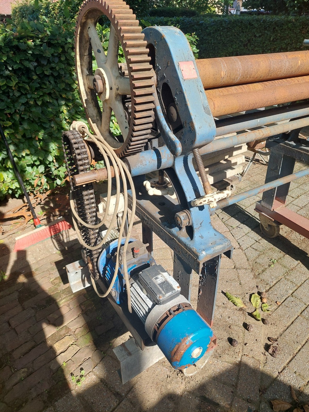 Kirchel 1 meter 4-rollen wals - Handmatig & Elektrisch, Ophalen