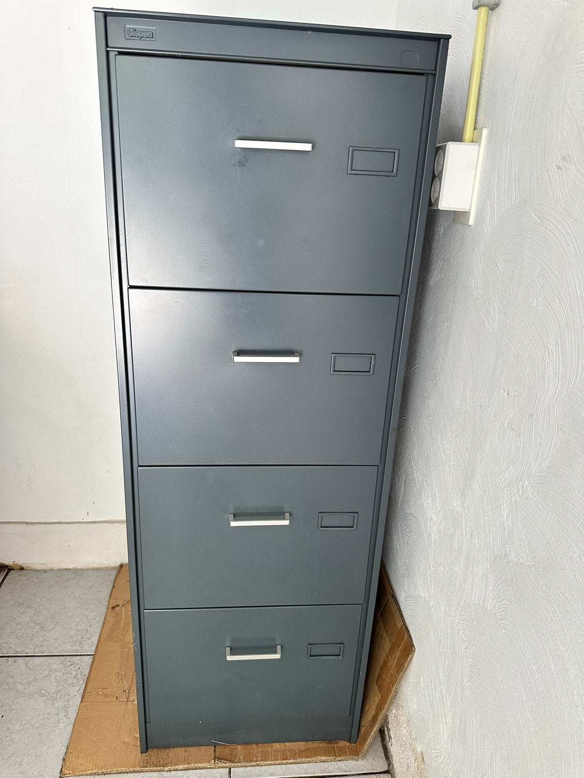 Gispen Archiefkast / Ladekast - Grijs, Huis en Inrichting, Kasten | Roldeurkasten en Archiefkasten, Ophalen, Minder dan 50 cm