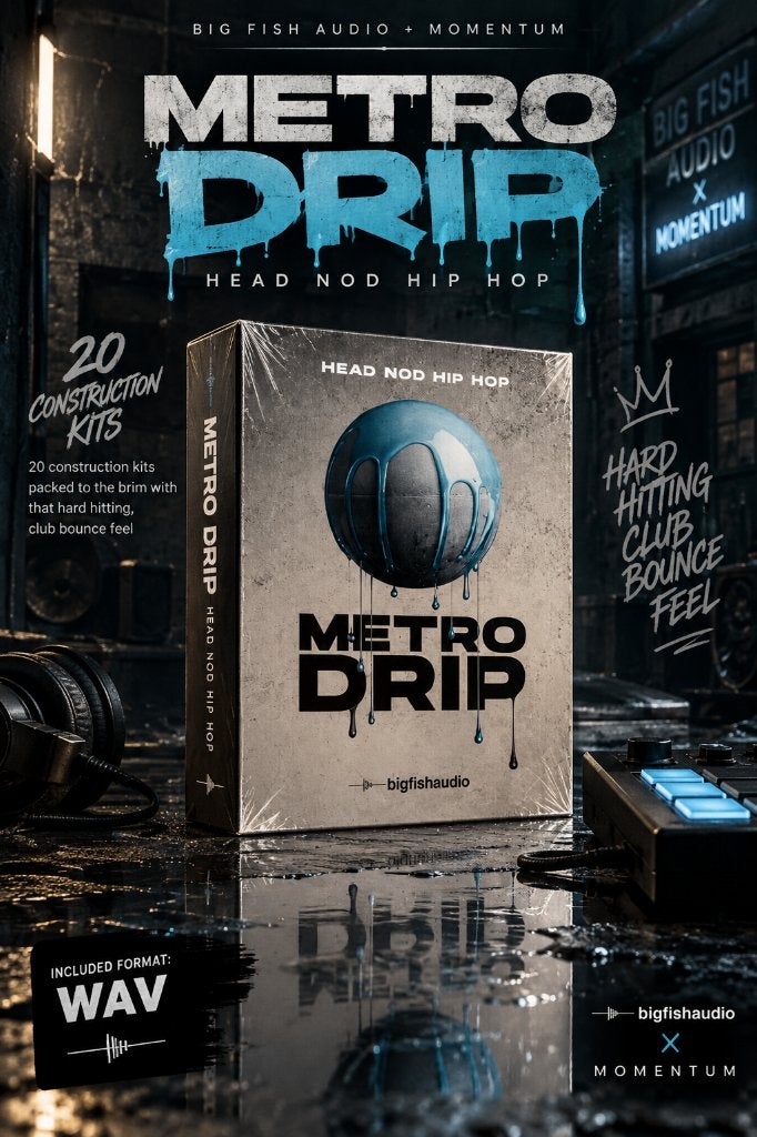 Metro Drip: Head Nod Hip Hop from Big Fish Audio, Computers en Software, Ophalen of Verzenden, Nieuw, MacOS