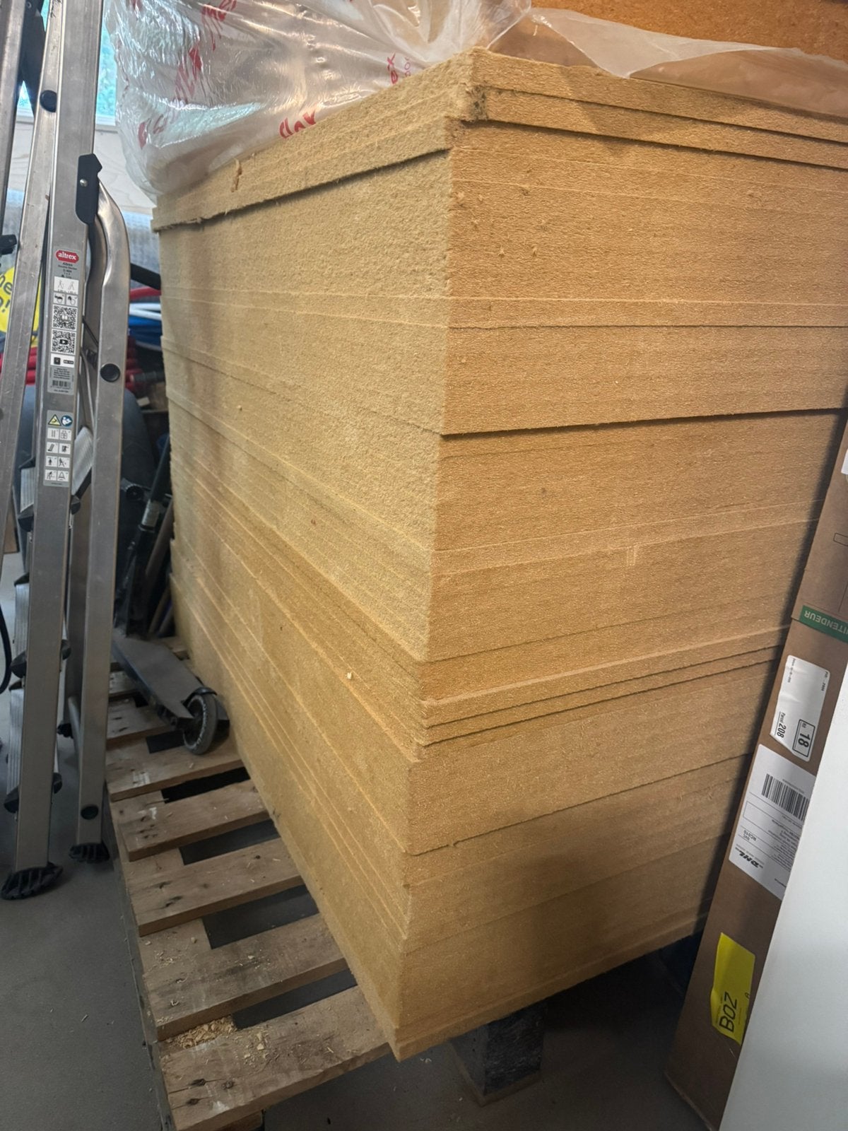 Gutex Thermowall Stomp 20 mm houtvezelplaten –47 stuks nieuw, Overige materialen, Dakisolatie, Nieuw, 15 m² of meer