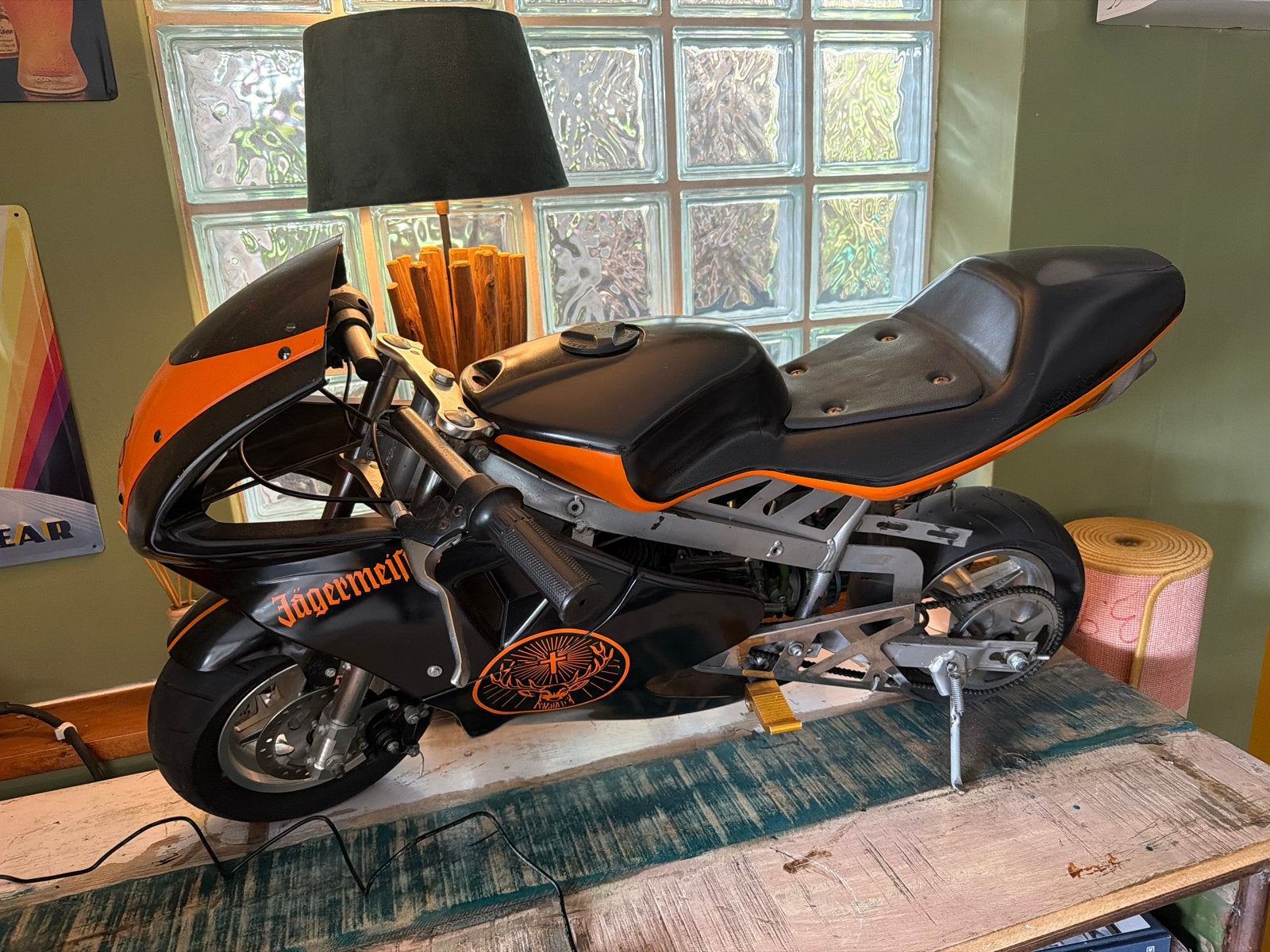 Jagermeister Pocketbike, Ophalen, Gebruikt, Pitbike, 50 cc