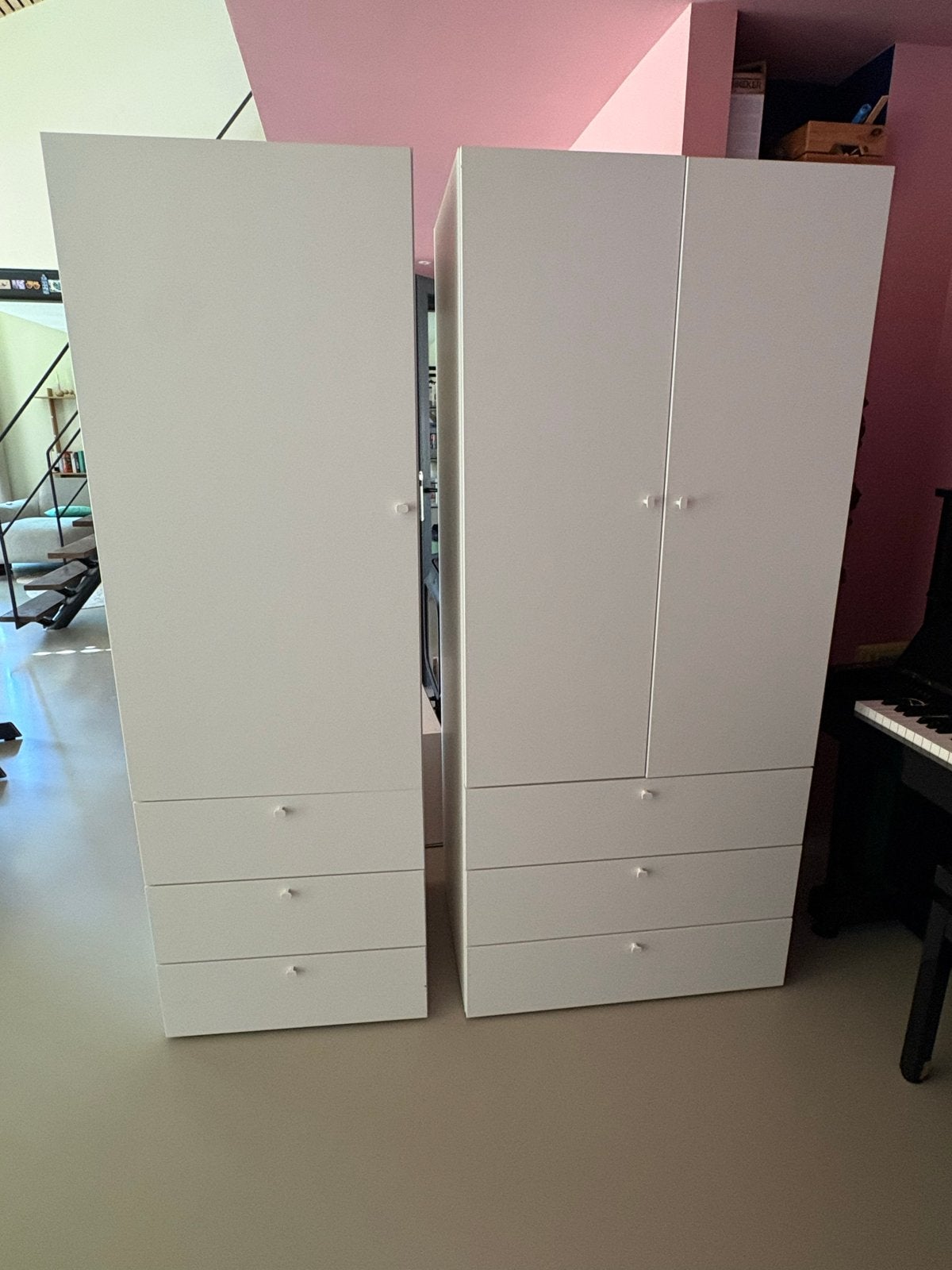 IKEA Platsa Kasten met lades en extra opzetblokken, Ophalen, 100 tot 150 cm, 200 cm of meer, Zo goed als nieuw