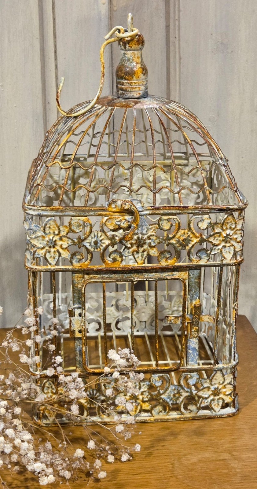 leuk decoratief brocante vogelkooi kooi kooitje !, Huis en Inrichting, Ophalen of Verzenden
