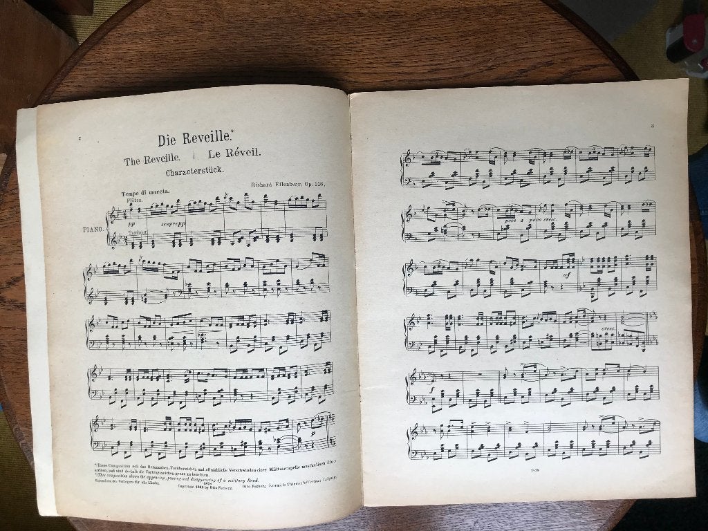 Militair album R. Eilenberg, Gebruikt, Klassiek, Ophalen of Verzenden, Piano