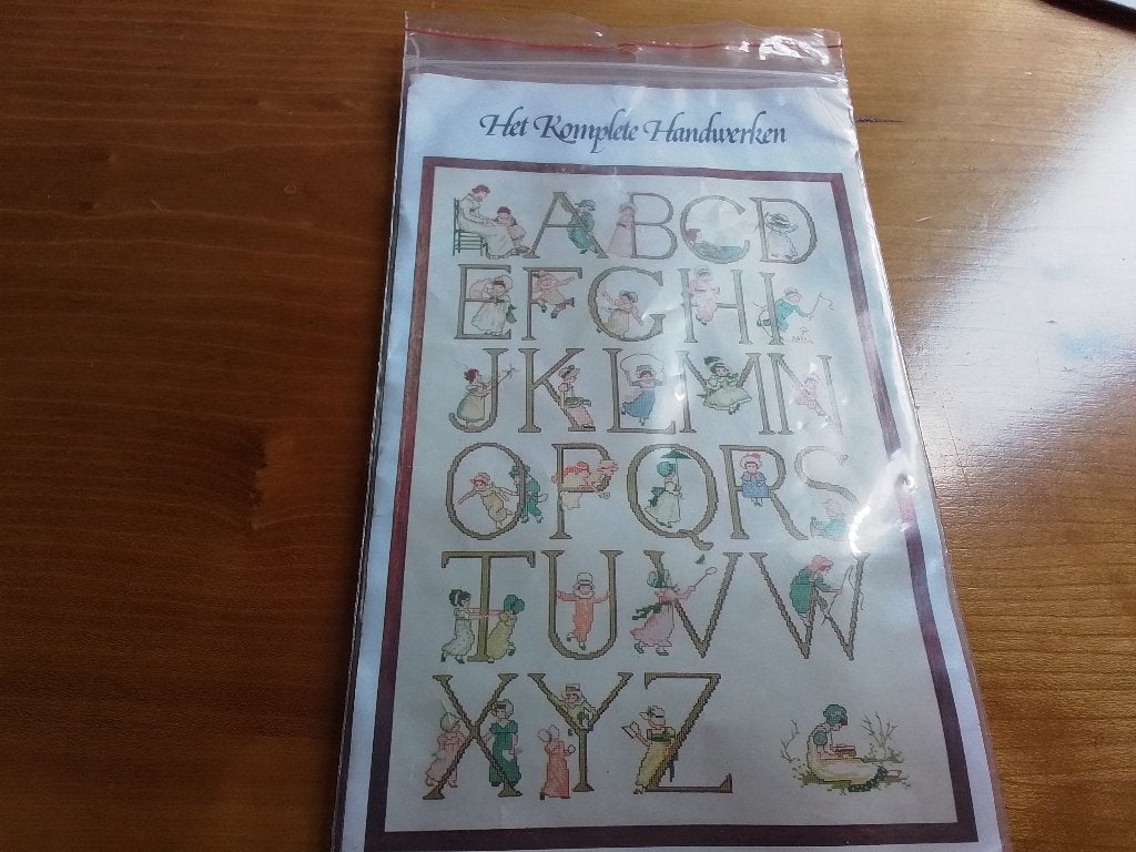 Lanarte borduurpakketje "Letter B" Kate Greenaway, Hobby en Vrije tijd, Borduren en Borduurmachines, Ophalen of Verzenden, Nieuw
