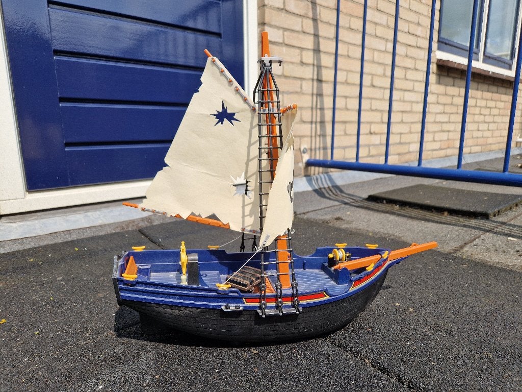 Playmobil piratenschip, Kinderen en Baby's, Speelgoed | Playmobil, Ophalen of Verzenden, Gebruikt