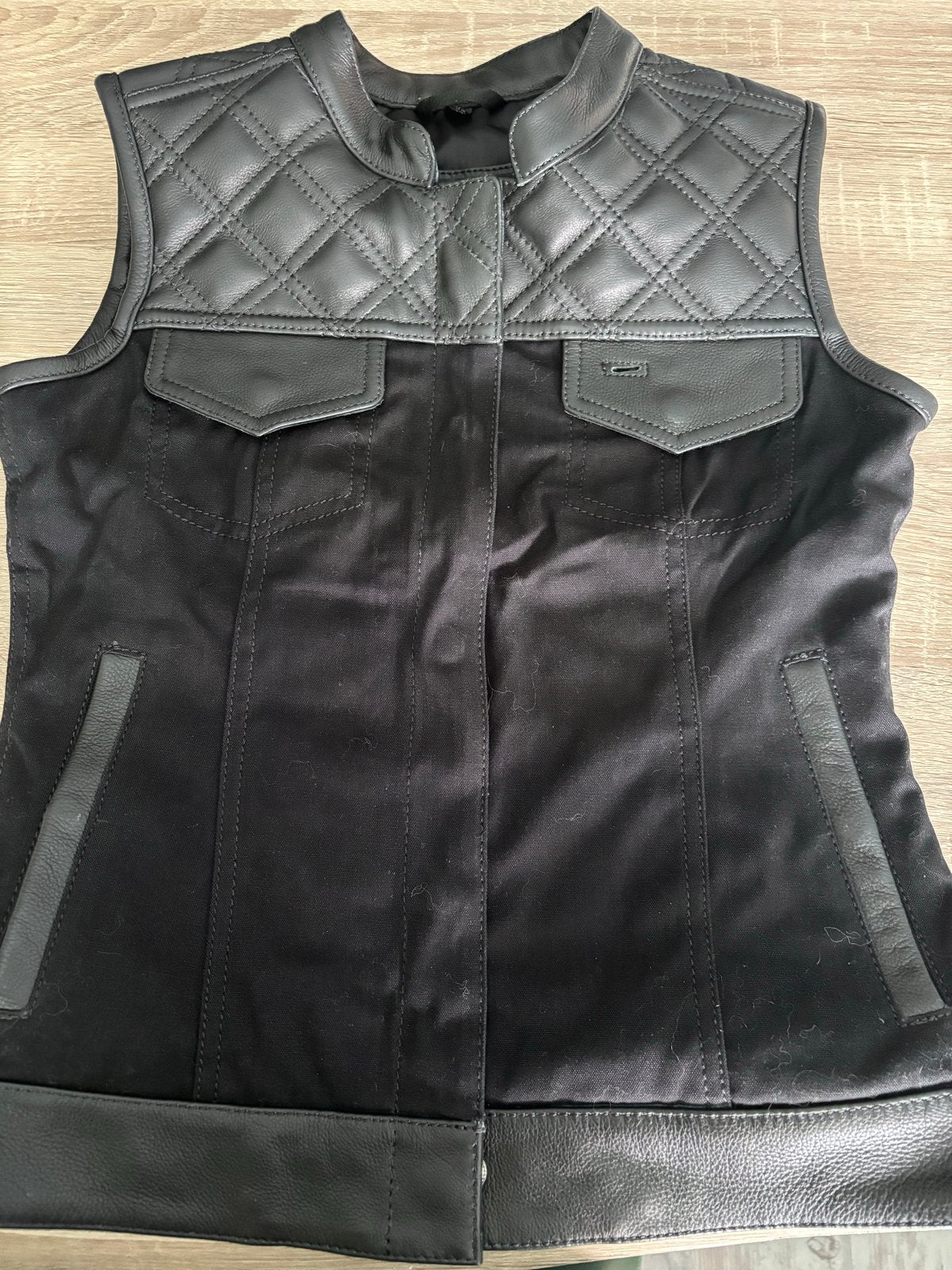Hawks Motorsports Leren Vest Zwart Maat S, Ophalen of Verzenden, Nieuw, Maat 36 (S), Zwart