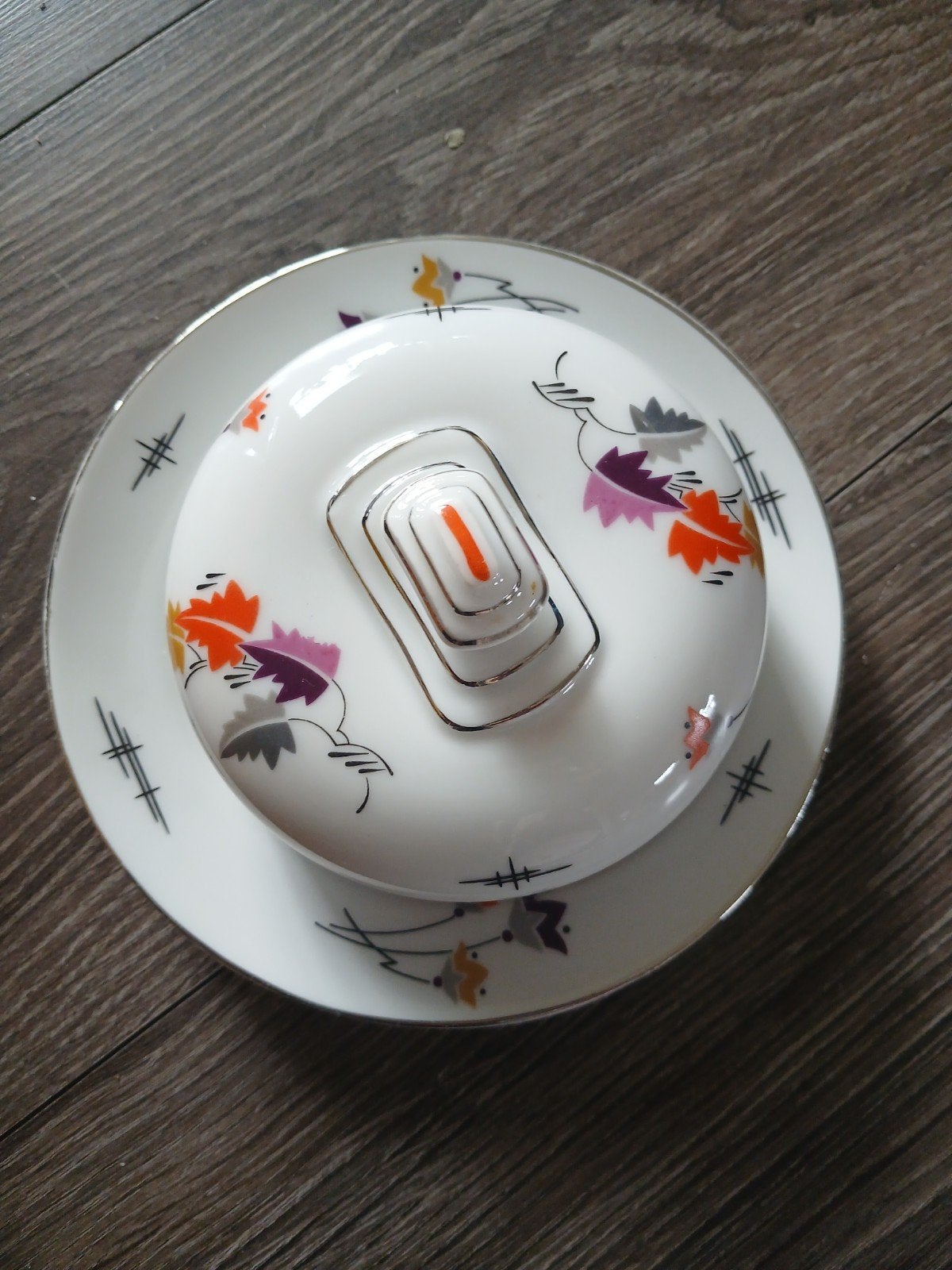 servies epiag dallwitz czechoslovakia art deco 1920 1930, Ophalen, Zo goed als nieuw, Porselein, Bord of Schaal