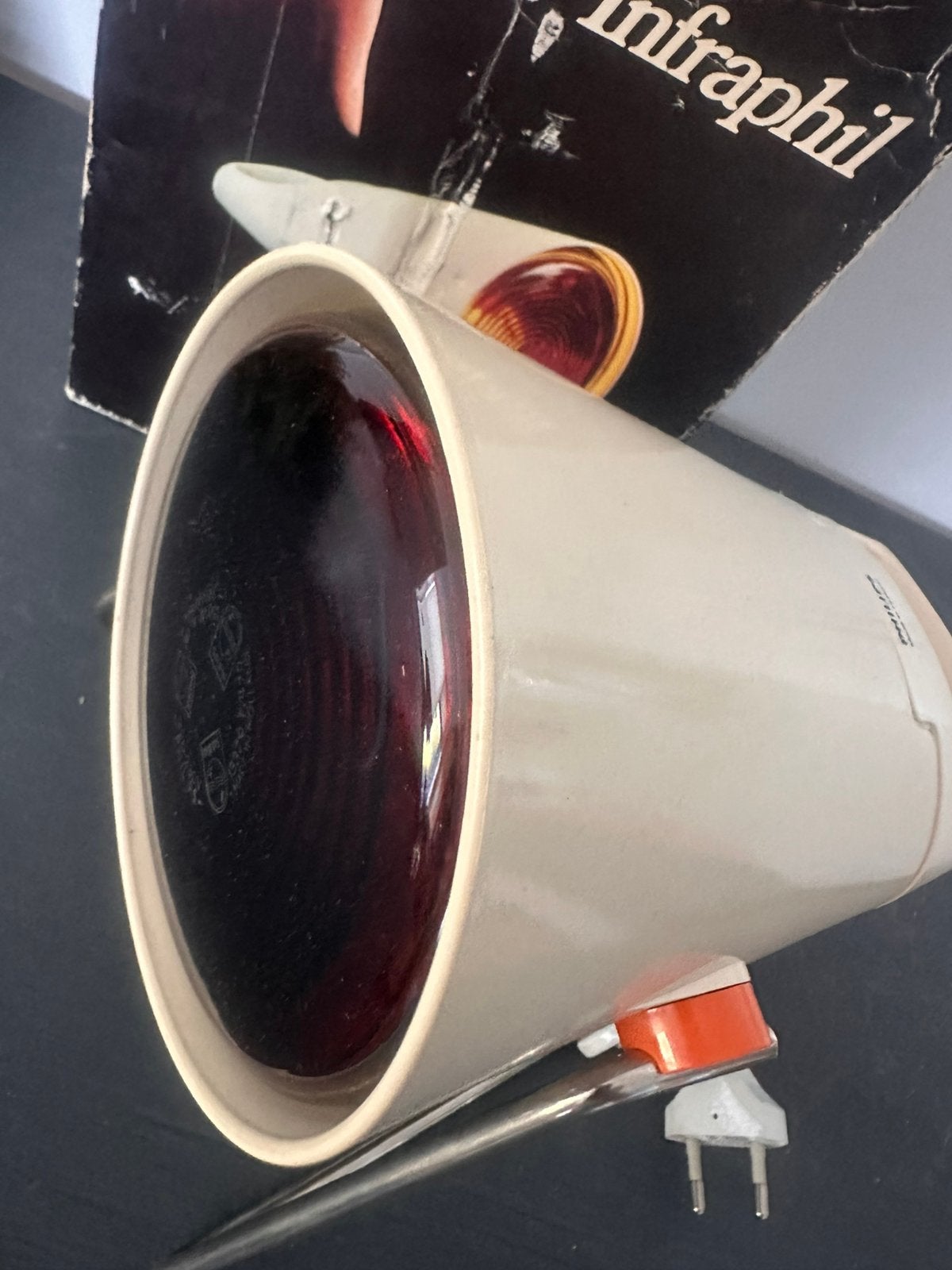 Vintage Philips Infraphil HP3609  Warmtelamp Originele Doos, Ophalen, Zo goed als nieuw, Philips, Overige typen