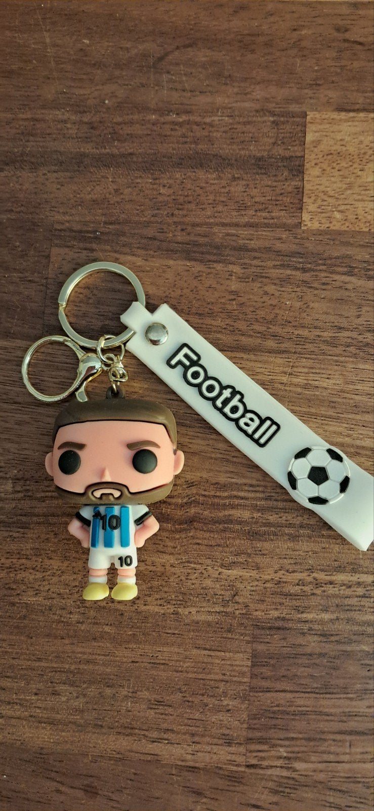 Voetbal Sleutelhanger - Messi Funko Pop Stijl, Ophalen of Verzenden, Nieuw, Sport