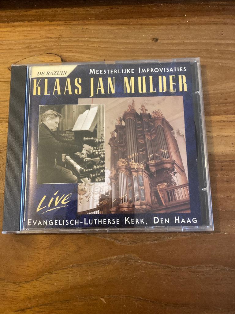 Klaas Jan Mulder - Meesterlijke improvisaties Live / Evangel, Cd's en Dvd's, Ophalen of Verzenden, Classicisme, Zo goed als nieuw