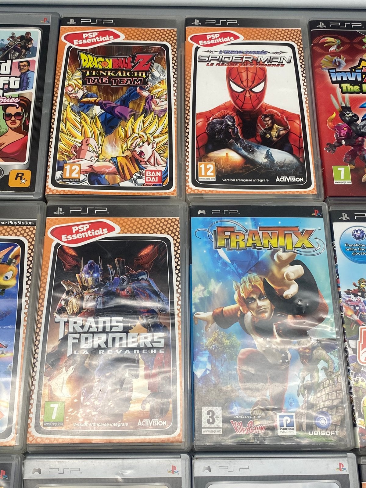 PlayStation Portable Bundel - Games + PSP E-1004 Handheld, Met games, Zwart, Sony Computer Entertainment, Ophalen of Verzenden