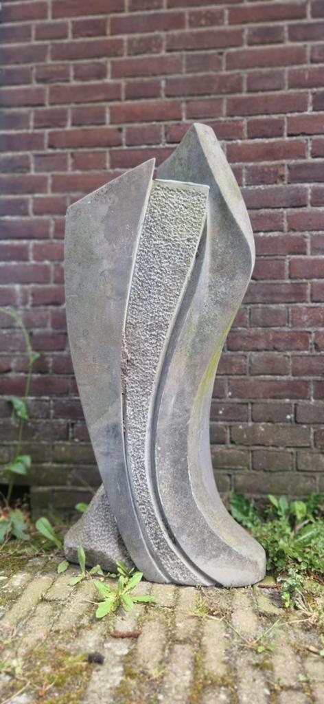 Moderne Natuurstenen Fontein - Tuinornament, Ophalen of Verzenden, Gebruikt, Graniet, Fontein