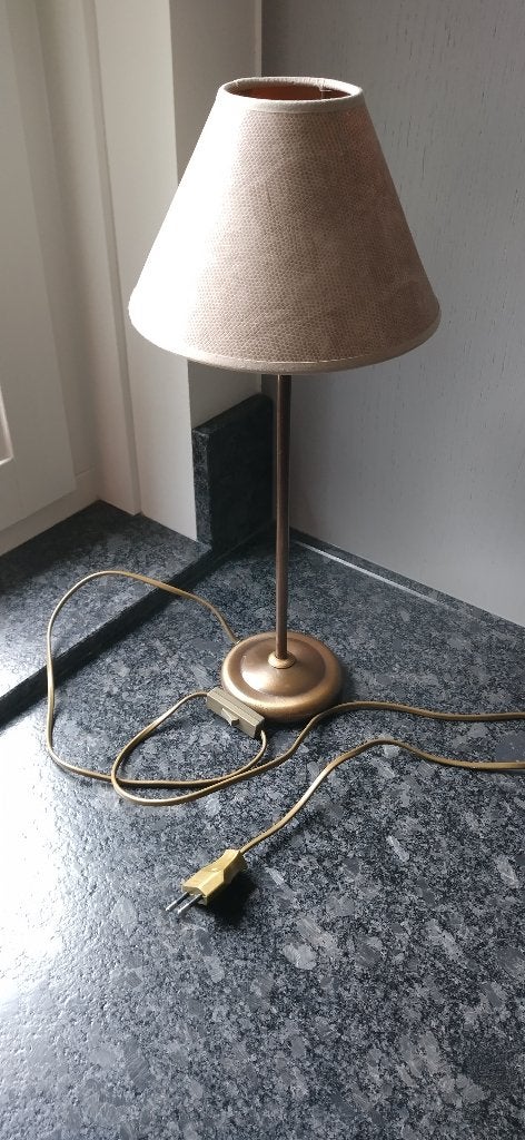 Nieuw schemerlamp, Kunststof, 47 cm, Met kap, Ophalen of Verzenden