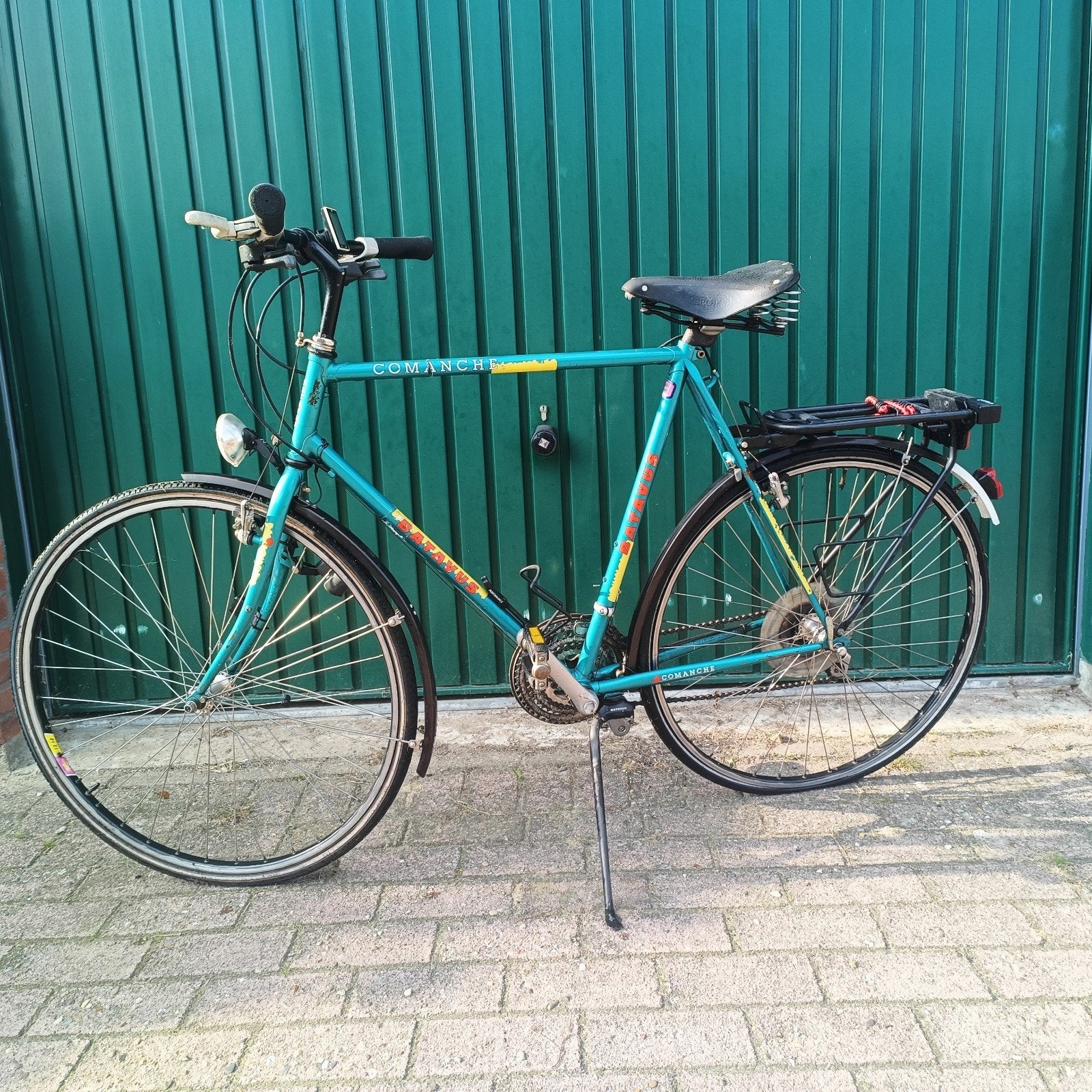 Batavus Comanche opknapper - ketting eraf, lekke band, slag, Ophalen, Gebruikt, Batavus