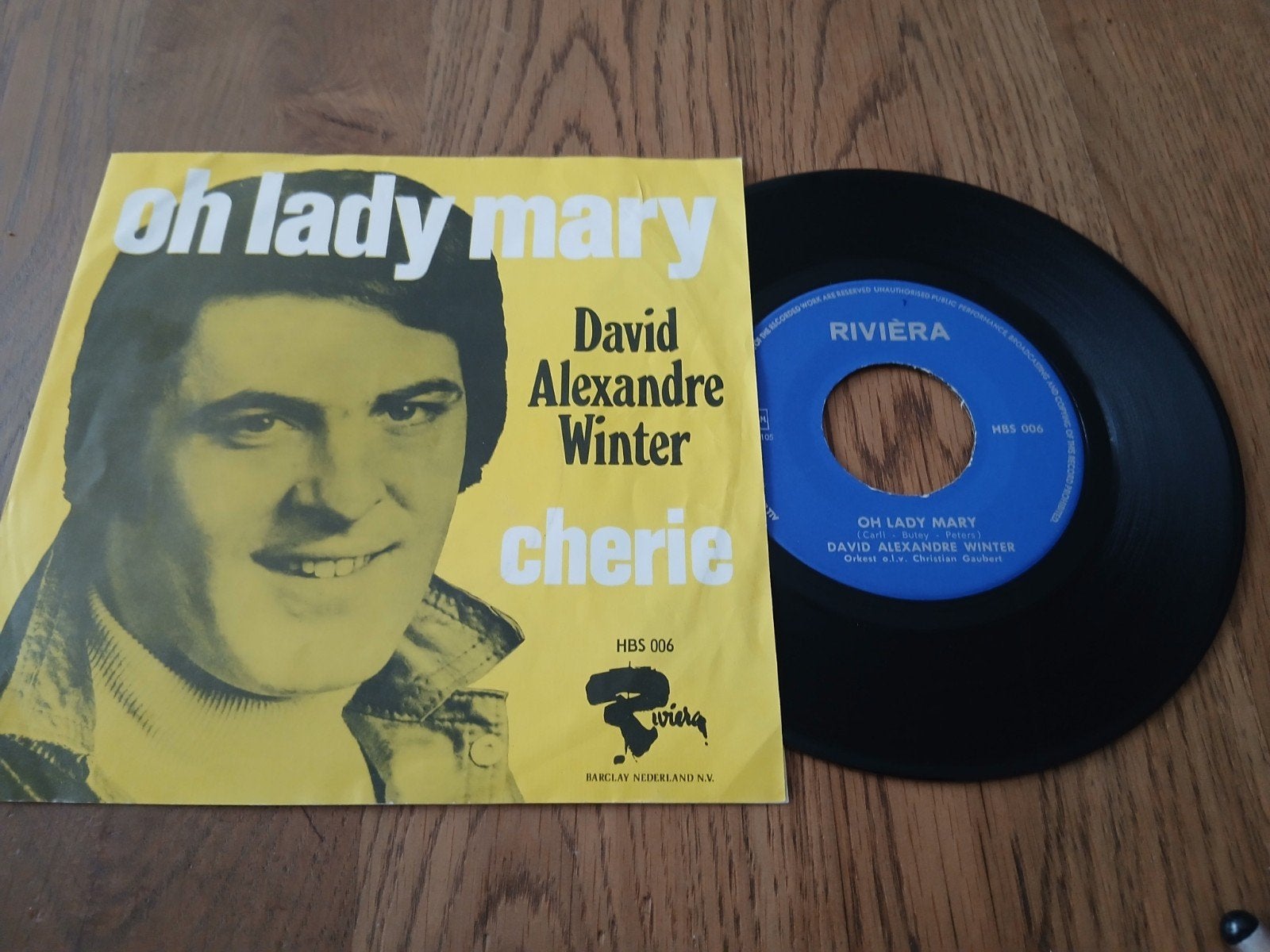 VINYL SINGLE  DAVID ALEXANDRE WINTER 1969, Ophalen of Verzenden, Zo goed als nieuw, Pop