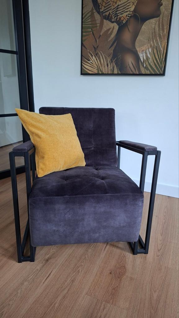 Fauteuil 2x, Huis en Inrichting, Fauteuils, Ophalen, Minder dan 75 cm, Stof, 50 tot 75 cm
