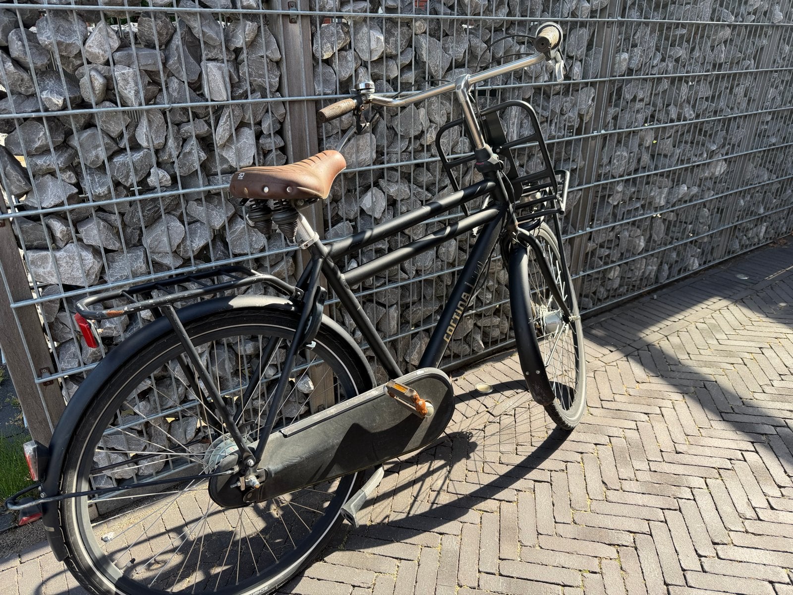 Cortina fiets met voordrager en terugtraprem, Ophalen of Verzenden, Gebruikt, 26 inch of meer