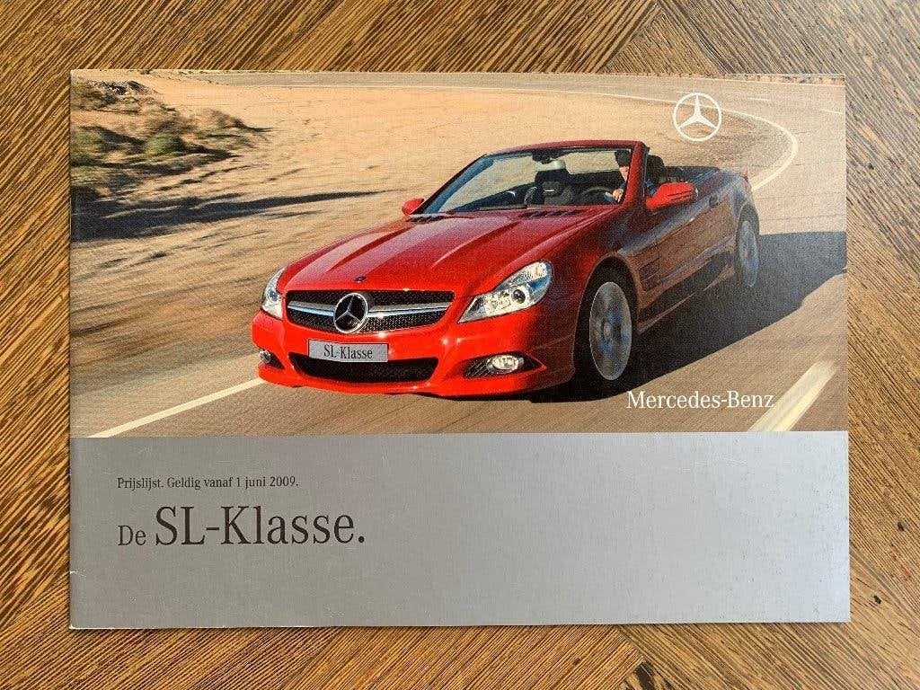 Prijslijst Mercedes-Benz SL-klasse R230 2009 facelift nieuw, Nieuw, Mercedes-Benz, Mercedes, Ophalen of Verzenden