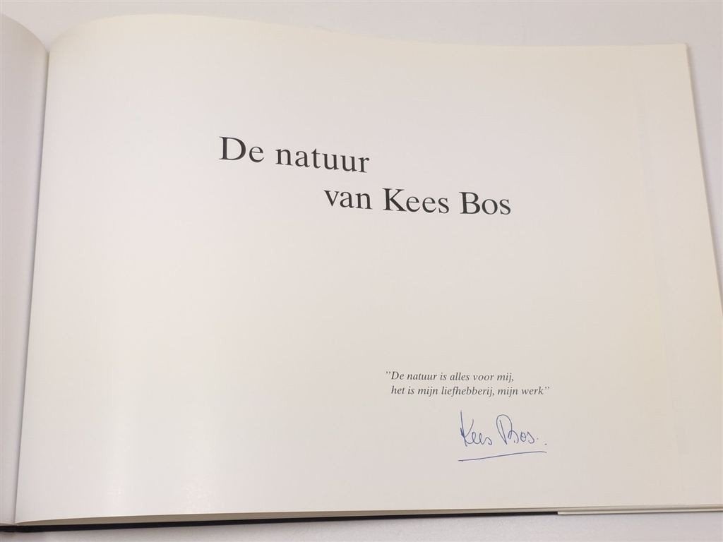 De Natuur van Kees Bos — Schilderijen, Bronzen & Verhalen, Ophalen of Verzenden, Gelezen
