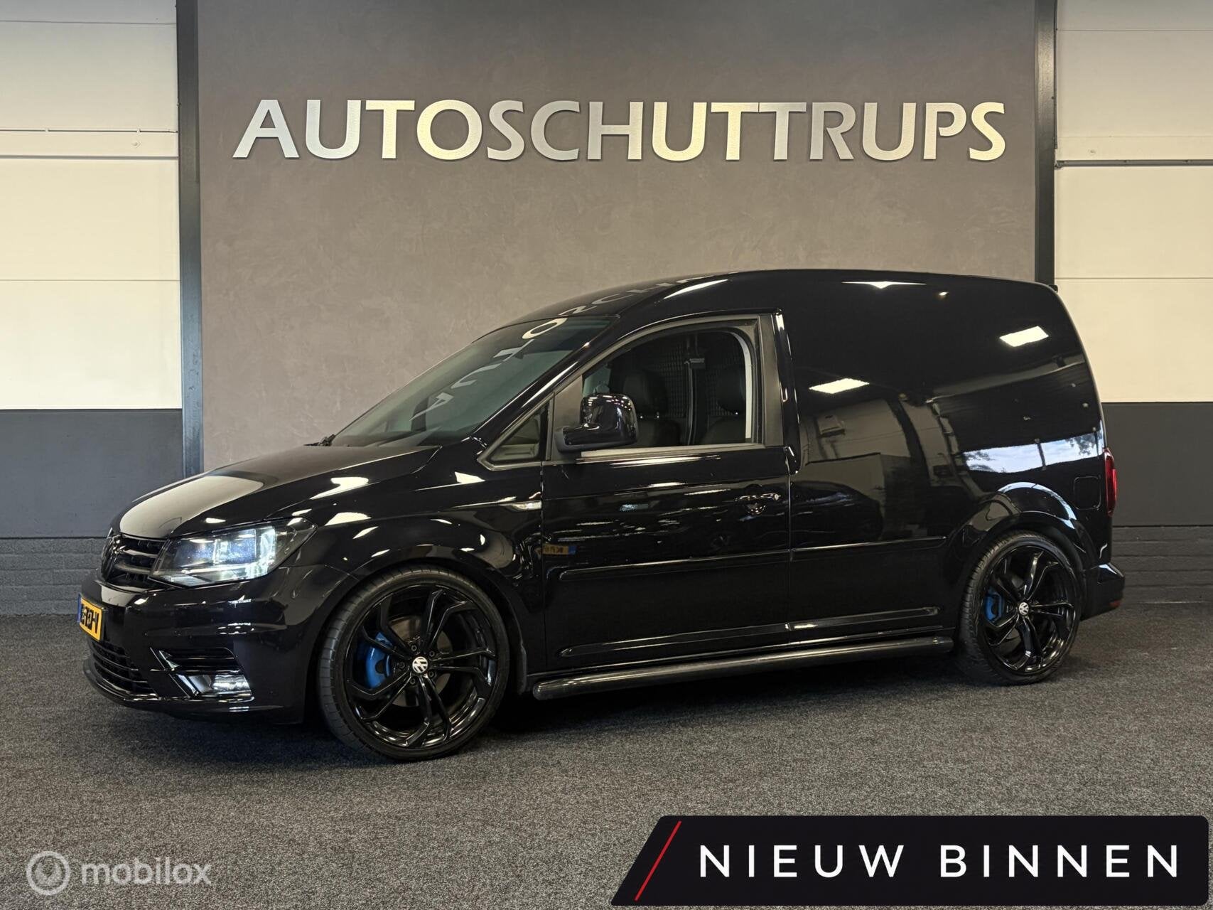 Volkswagen Caddy Bestel 2.0 TDI L1H1 BMT Highline LEDER / 18, Auto's, Navigatiesysteem, Gebruikt, 4 cilinders, Zwart