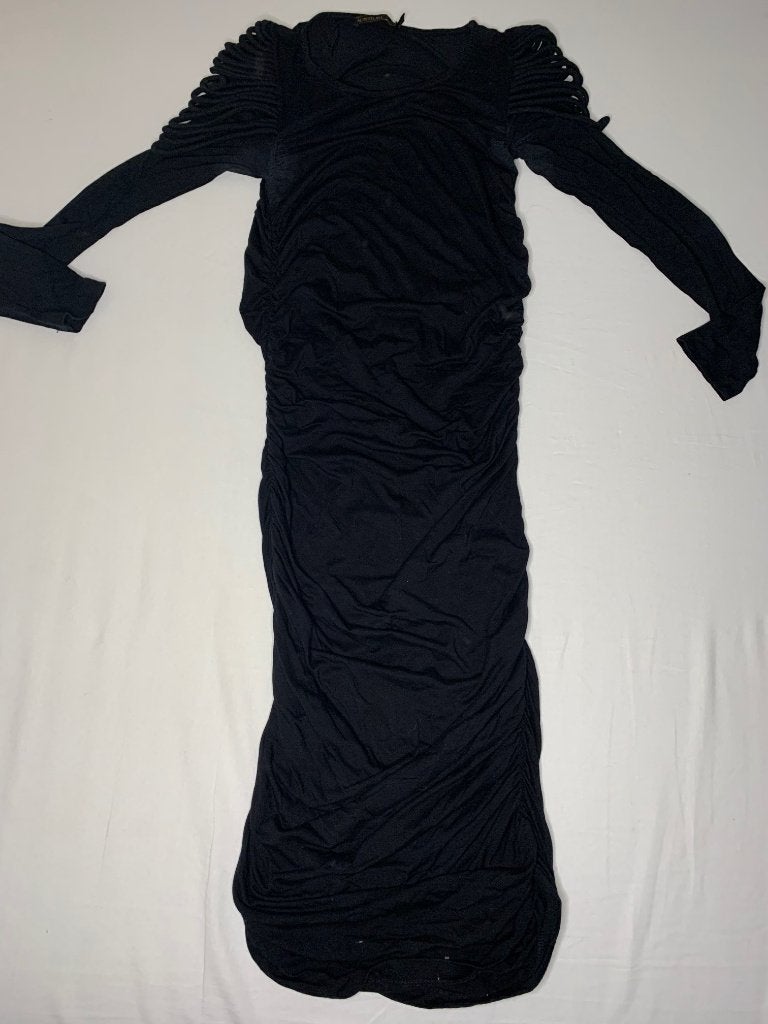 SUPERTRASH zwarte jurk M, Maat 38/40 (M), Verzenden, Zwart, Zo goed als nieuw