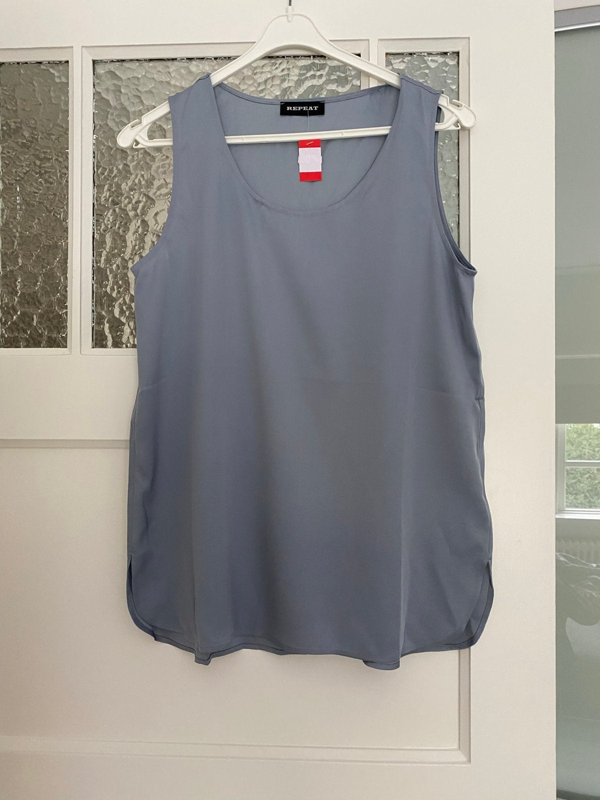 Nieuwe mouwloze top van Repeat in maat S, Blauw, Nieuw, Ophalen of Verzenden, Maat 36 (S)
