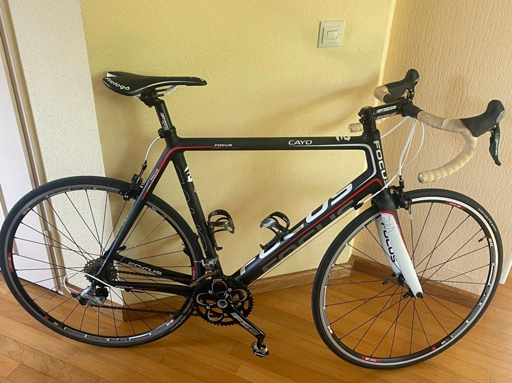 Focus Cayo carbon 60 cm Ultegra! ZGAN, Fietsen en Brommers, Fietsen | Racefietsen, Carbon, Zo goed als nieuw, 57 tot 61 cm, Meer dan 20 versnellingen