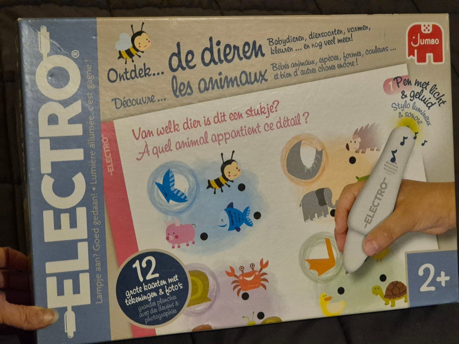 Jumbo Electro Ontdek de Dieren Educatief Spel 2+, Ophalen of Verzenden, Zo goed als nieuw, Ontdekken, Met licht