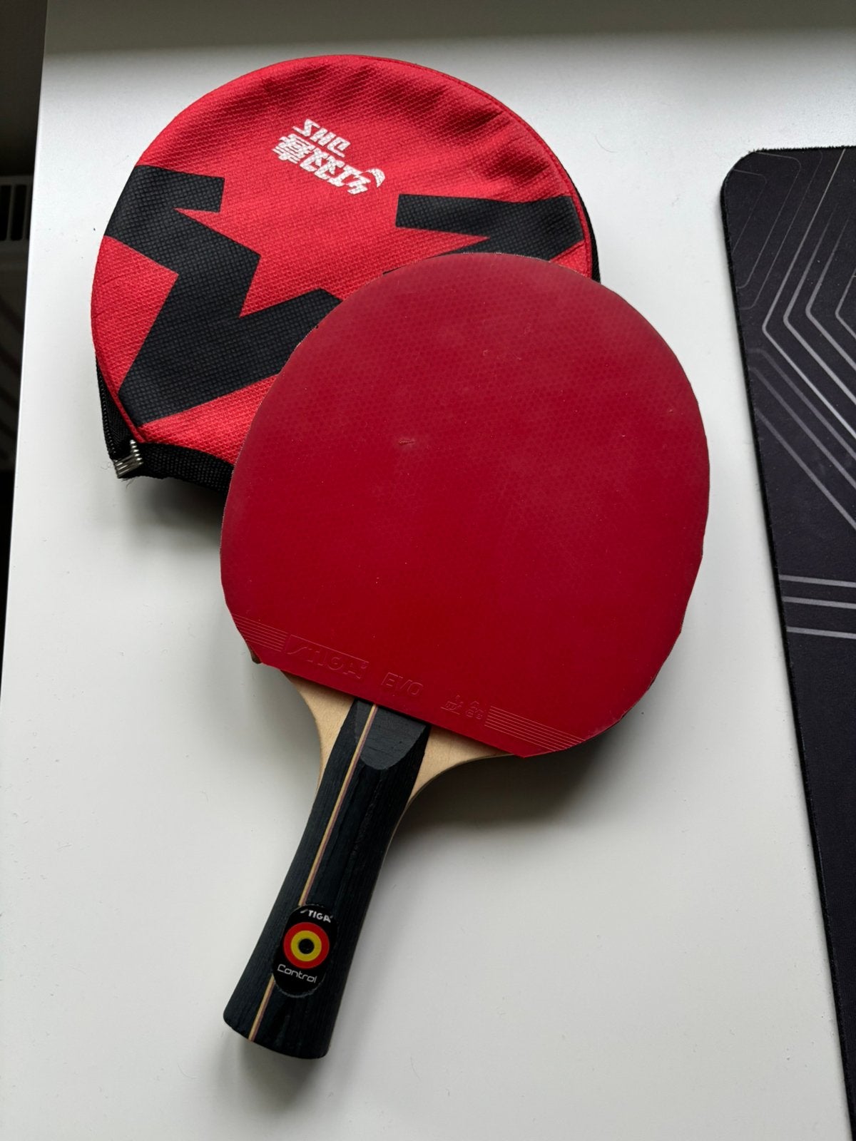 Tafeltennis batje Stiga Evo in zeer goede staat!, Sport en Fitness, Tafeltennis, Ophalen of Verzenden, Zo goed als nieuw, Net, Batje(s) of Balletje(s)