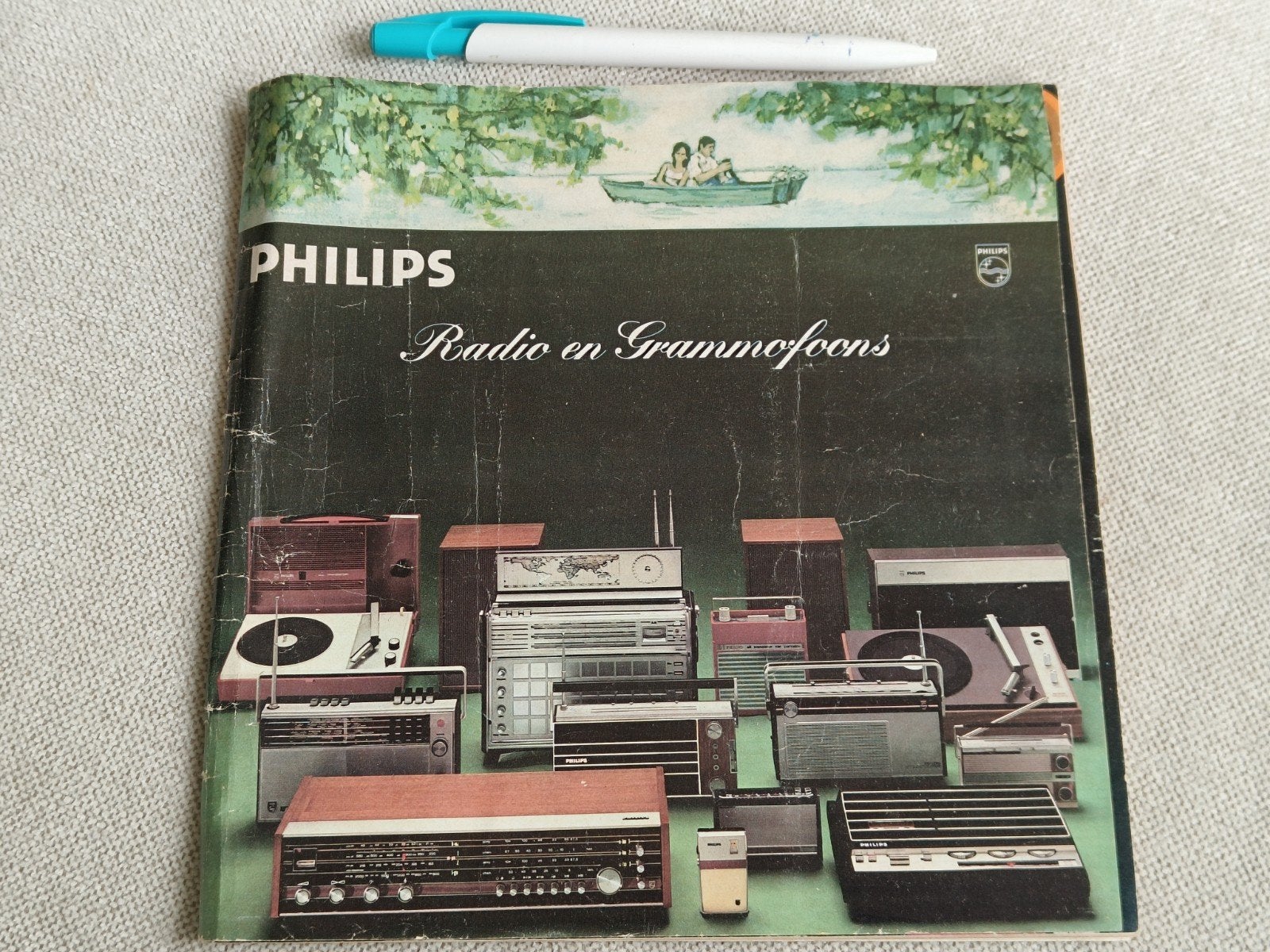1969, PHILIPS, HIFI, ELEKTROGRAMMOFOONS, MOOIE FOLDER!, Boeken, Ophalen of Verzenden, Gelezen