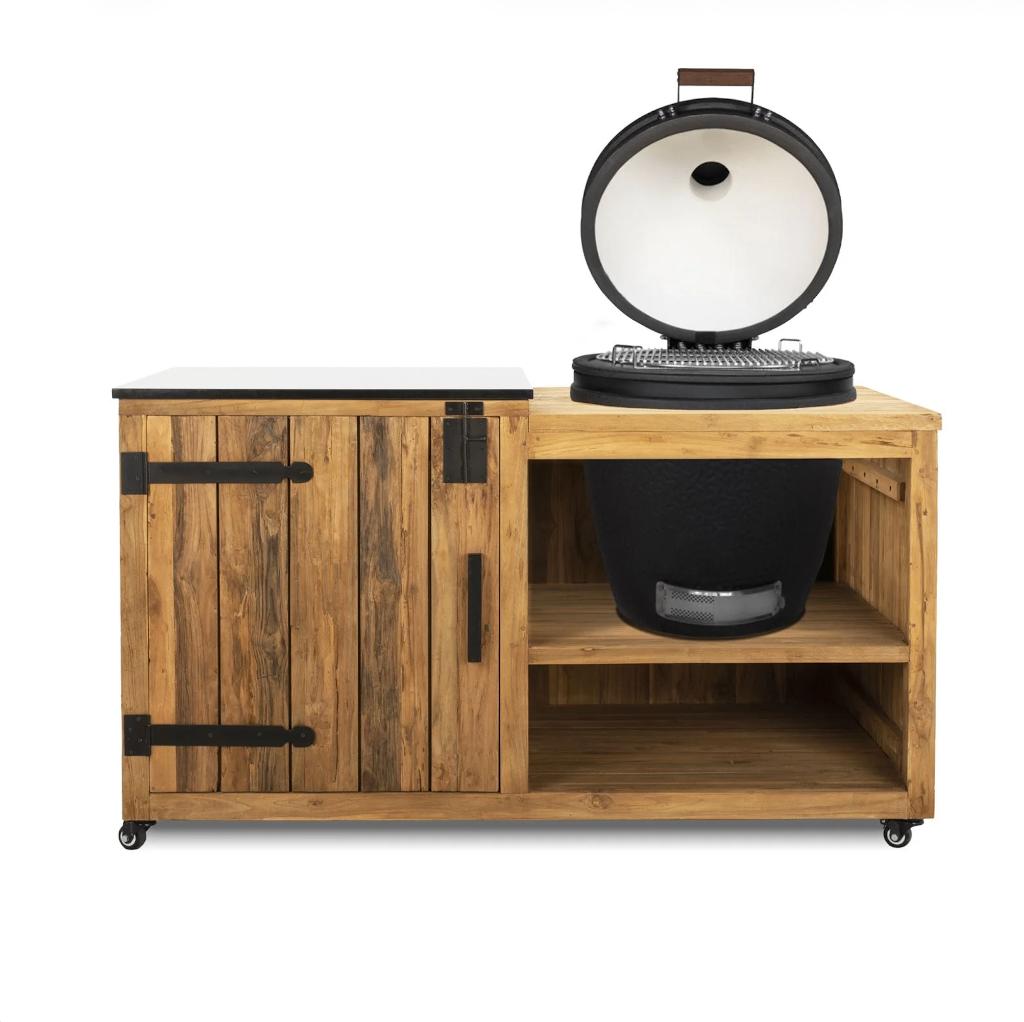 Buitenkeuken Basterd XL Van Teakhout, Tuin en Terras, Buitenkeukens, Ophalen, Info@megafurn.nl, Nieuw, Gas