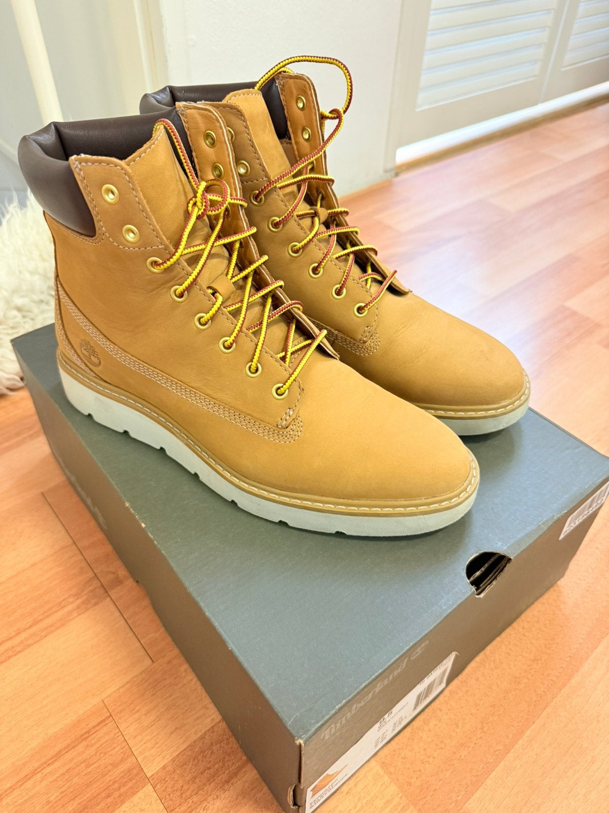 Timberland Kenniston 6 inch boot dameslaarzen, Kleding | Dames, Ophalen of Verzenden, Zo goed als nieuw, Bruin, Hoge laarzen