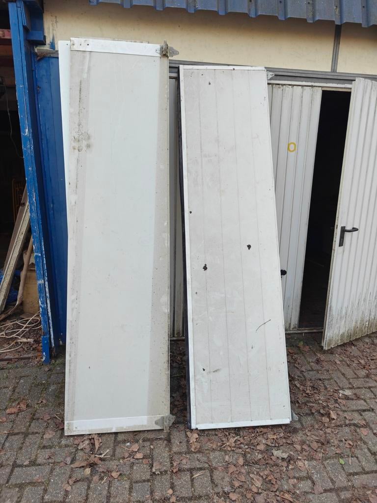 Garage roldeur 265 hoog 242 breed gedemonteerd, Ophalen, Gebruikt, Overige kleuren, 200 cm of meer