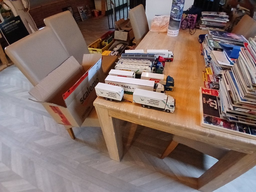 Tekno vrachtwagens, Hobby en Vrije tijd, Ophalen of Verzenden, Zo goed als nieuw, Bus of Vrachtwagen, Tekno