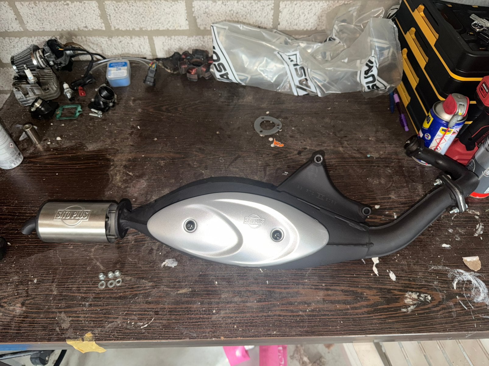 Sitoplus Piaggio NIEUW, Ophalen, Nieuw, Uitlaat