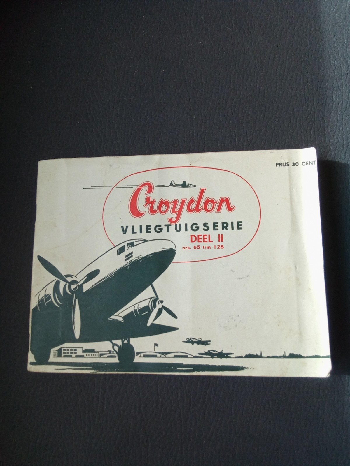 Croydon Vliegtuigserie Deel II - Vintage vliegtuigboekje, Verzamelen, Ophalen of Verzenden, 1940 tot 1960, Buitenland, Tijdschrift