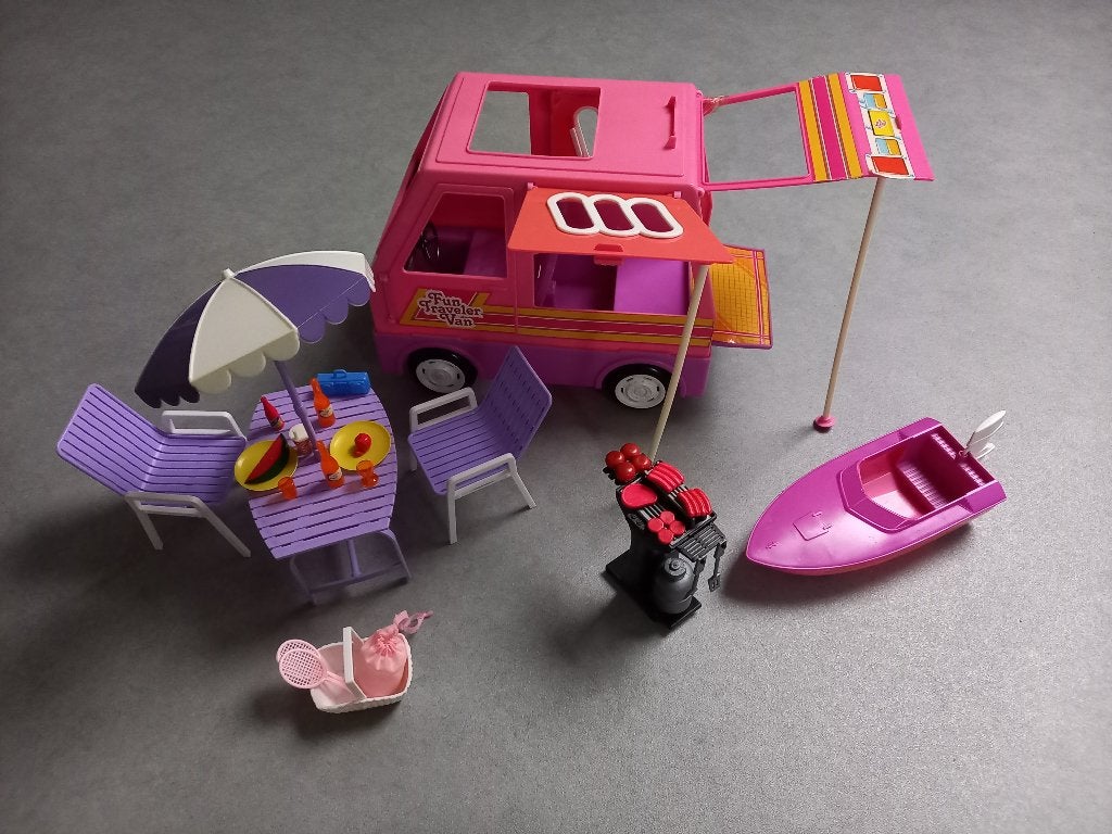 Barbie camper, Verzenden, Gebruikt