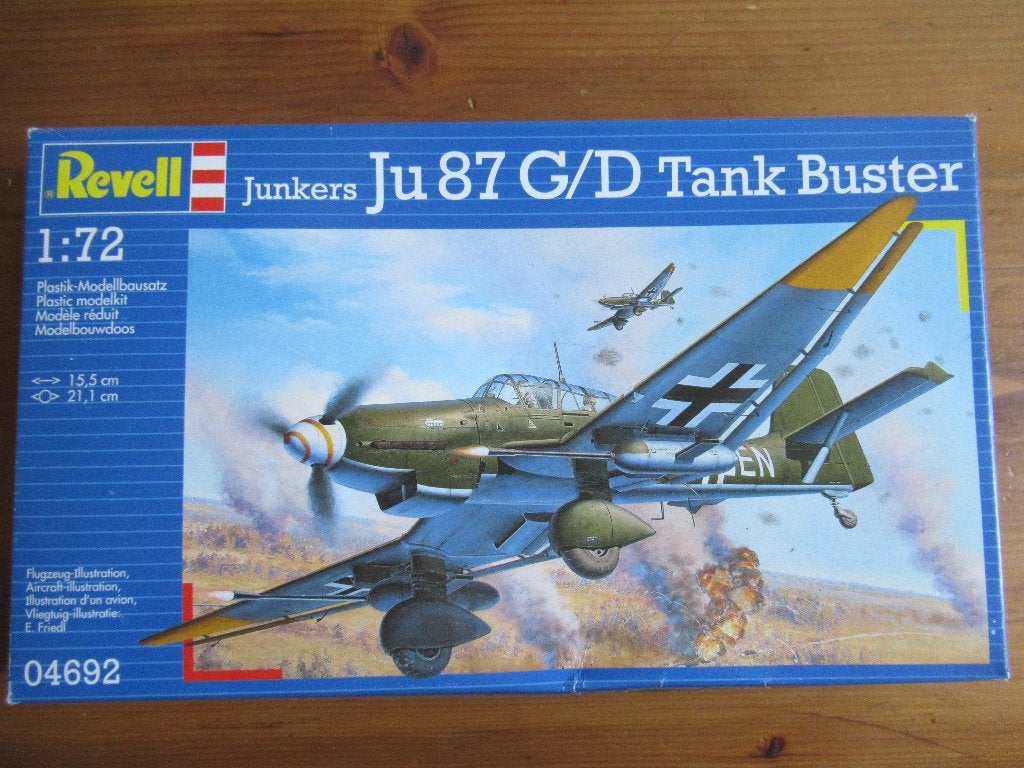 Junkers Ju 87 G/D Tank Buster (Revell 1/72), 1:72 tot 1:144, Revell, Nieuw, Ophalen of Verzenden