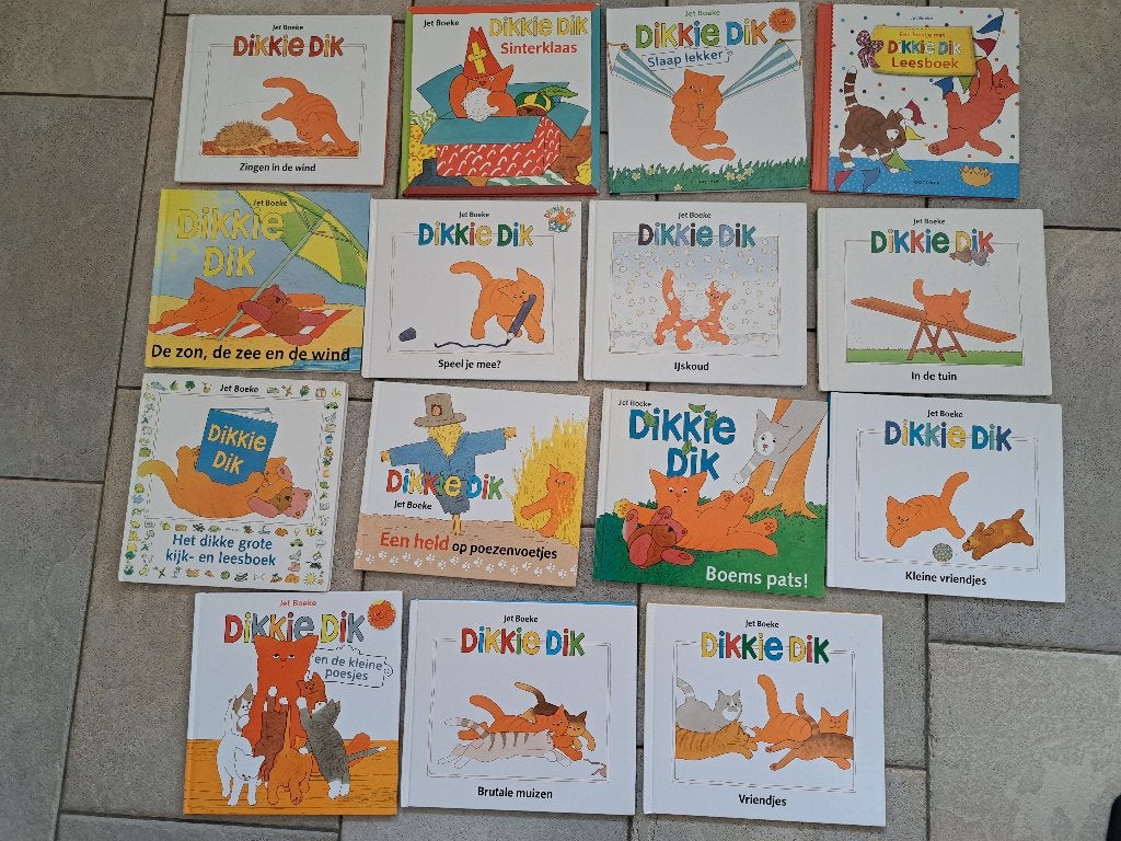 Dikkie Dik plaatjesboeken/voorleesboeken 13x 3 Euro per stuk, Gelezen, Jongen of Meisje, Ophalen of Verzenden, Voorleesboek