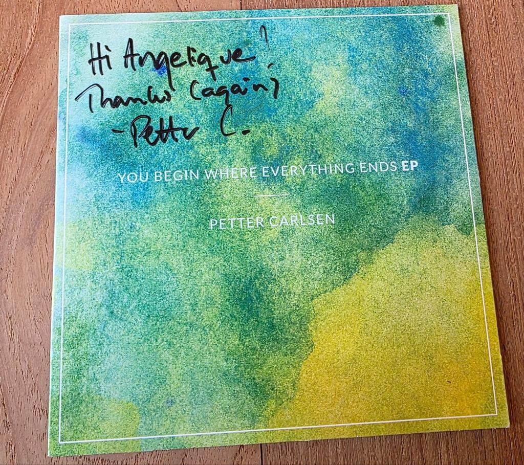 PETTER CARLSEN EP (5 nummers) + handgeschreven tekst Petter, Ophalen of Verzenden, Zo goed als nieuw
